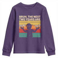 Bruh 67 New Years Eve Party Youth Sweatshirt Six Seven Boys 67 Meme 6 7 Numbers - Wonder Print Shop