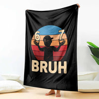 Bruh 67 Meme Throw Blanket Funny Six Seven Meme 6 7 Numbers Kid Gen Alpha - Wonder Print Shop