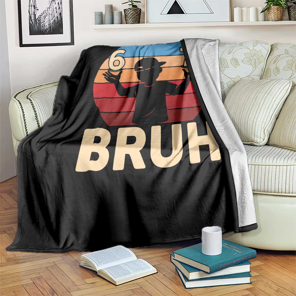 Bruh 67 Meme Throw Blanket Funny Six Seven Meme 6 7 Numbers Kid Gen Alpha - Wonder Print Shop