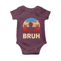 Bruh 67 Meme Baby Onesie Funny Six Seven Meme 6 7 Numbers Kid Gen Alpha - Wonder Print Shop