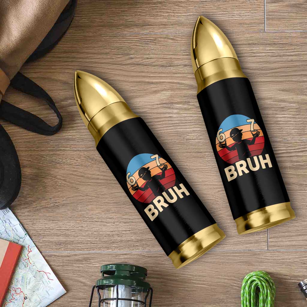 Bruh 67 Meme Bullet Tumbler Funny Six Seven Meme 6 7 Numbers Kid Gen Alpha - Wonder Print Shop