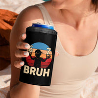 Bruh 67 Meme 4 in 1 Can Cooler Tumbler Funny Six Seven Meme 6 7 Numbers Kid Gen Alpha - Wonder Print Shop