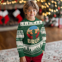 Bruh 67 Meme Ugly Christmas Sweater Funny Six Seven Meme 6 7 Numbers Kid Gen Alpha - Wonder Print Shop