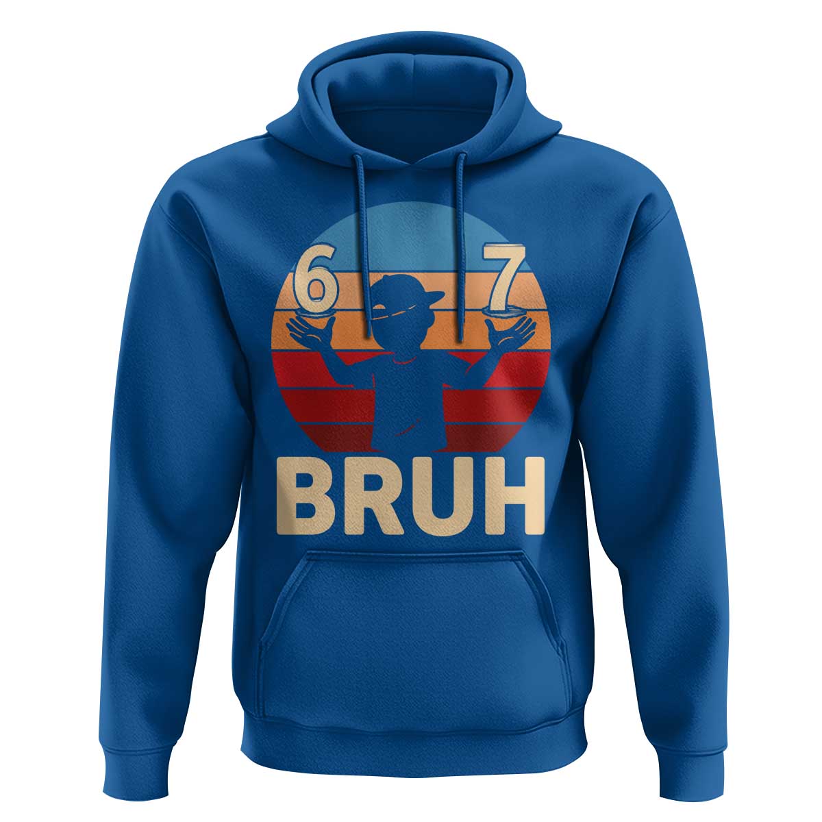 Bruh 67 Meme Hoodie Funny Six Seven Meme 6 7 Numbers Kid Gen Alpha - Wonder Print Shop