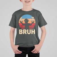 Bruh 67 Meme T Shirt For Kid Funny Six Seven Meme 6 7 Numbers Kid Gen Alpha - Wonder Print Shop