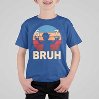 Bruh 67 Meme T Shirt For Kid Funny Six Seven Meme 6 7 Numbers Kid Gen Alpha - Wonder Print Shop