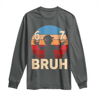 Bruh 67 Meme Long Sleeve Shirt Funny Six Seven Meme 6 7 Numbers Kid Gen Alpha - Wonder Print Shop