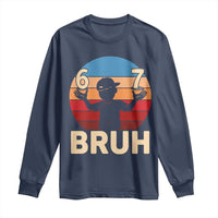 Bruh 67 Meme Long Sleeve Shirt Funny Six Seven Meme 6 7 Numbers Kid Gen Alpha - Wonder Print Shop