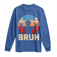 Bruh 67 Meme Long Sleeve Shirt Funny Six Seven Meme 6 7 Numbers Kid Gen Alpha - Wonder Print Shop