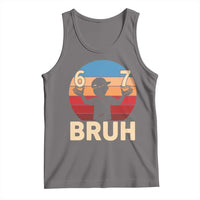 Bruh 67 Meme Tank Top Funny Six Seven Meme 6 7 Numbers Kid Gen Alpha - Wonder Print Shop