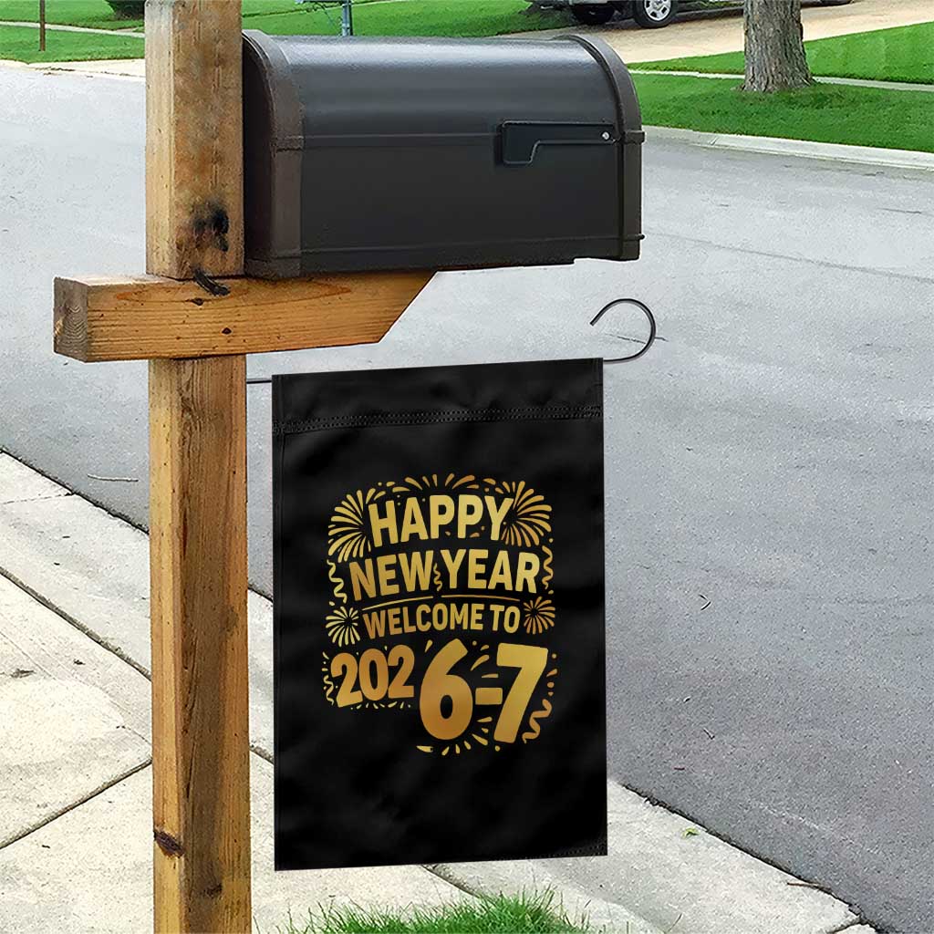 67 New Years Eve Garden Flag Funny Six Seven 2026 Meme 6 7 Numbers Kid Gen Alpha - Wonder Print Shop