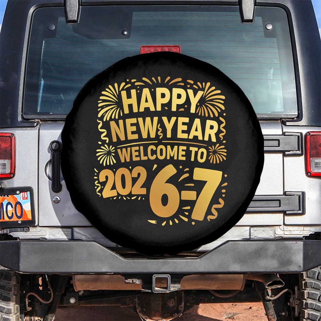 67 New Years Eve Spare Tire Cover Funny Six Seven 2026 Meme 6 7 Numbers Kid Gen Alpha - Wonder Print Shop