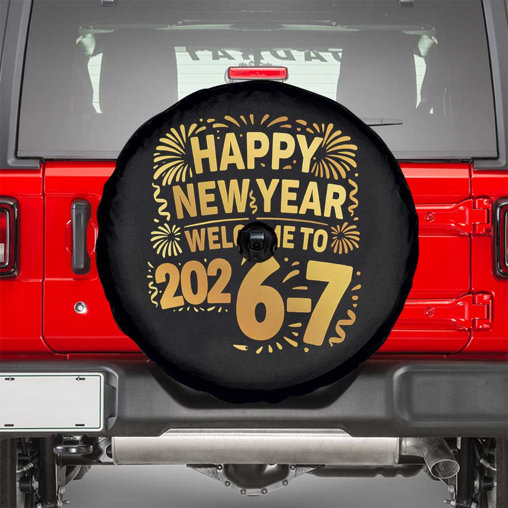 67 New Years Eve Spare Tire Cover Funny Six Seven 2026 Meme 6 7 Numbers Kid Gen Alpha - Wonder Print Shop