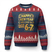 67 New Years Eve Ugly Christmas Sweater Funny Six Seven 2026 Meme 6 7 Numbers Kid Gen Alpha - Wonder Print Shop