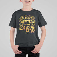 67 New Years Eve T Shirt For Kid Funny Six Seven 2026 Meme 6 7 Numbers Kid Gen Alpha - Wonder Print Shop