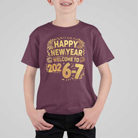 67 New Years Eve T Shirt For Kid Funny Six Seven 2026 Meme 6 7 Numbers Kid Gen Alpha - Wonder Print Shop