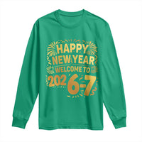 67 New Years Eve Long Sleeve Shirt Funny Six Seven 2026 Meme 6 7 Numbers Kid Gen Alpha - Wonder Print Shop