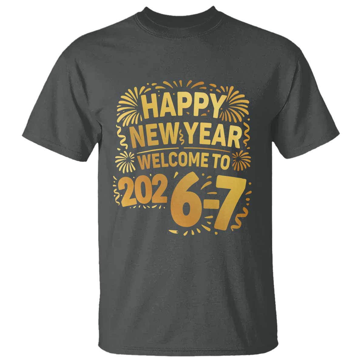 67 New Years Eve T Shirt Funny Six Seven 2026 Meme 6 7 Numbers Kid Gen Alpha - Wonder Print Shop