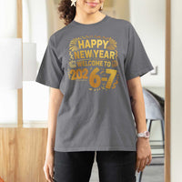 67 New Years Eve T Shirt For Women Funny Six Seven 2026 Meme 6 7 Numbers Kid Gen Alpha - Wonder Print Shop