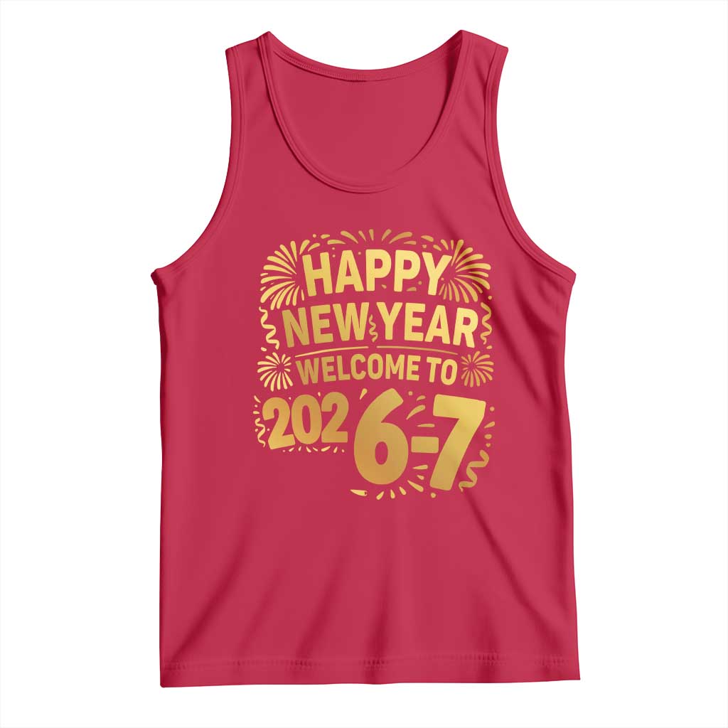 67 New Years Eve Tank Top Funny Six Seven 2026 Meme 6 7 Numbers Kid Gen Alpha - Wonder Print Shop