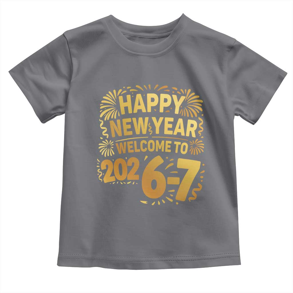 67 New Years Eve Toddler T Shirt Funny Six Seven 2026 Meme 6 7 Numbers Kid Gen Alpha - Wonder Print Shop