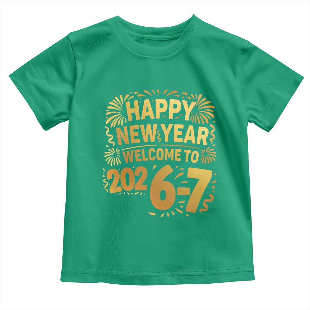67 New Years Eve Toddler T Shirt Funny Six Seven 2026 Meme 6 7 Numbers Kid Gen Alpha - Wonder Print Shop