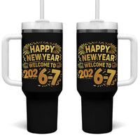 67 New Years Eve Tumbler With Handle Funny Six Seven 2026 Meme 6 7 Numbers Kid Gen Alpha - Wonder Print Shop