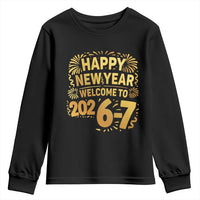 67 New Years Eve Youth Sweatshirt Funny Six Seven 2026 Meme 6 7 Numbers Kid Gen Alpha - Wonder Print Shop