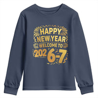 67 New Years Eve Youth Sweatshirt Funny Six Seven 2026 Meme 6 7 Numbers Kid Gen Alpha - Wonder Print Shop