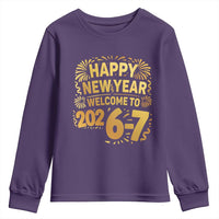 67 New Years Eve Youth Sweatshirt Funny Six Seven 2026 Meme 6 7 Numbers Kid Gen Alpha - Wonder Print Shop