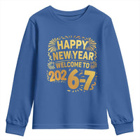67 New Years Eve Youth Sweatshirt Funny Six Seven 2026 Meme 6 7 Numbers Kid Gen Alpha - Wonder Print Shop