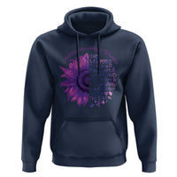 Autoimmune Disease Awereness Hoodie I Am The Storm Purple Ribbon