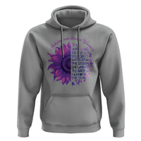 Autoimmune Disease Awereness Hoodie I Am The Storm Purple Ribbon
