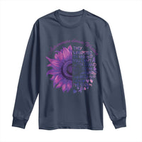 Autoimmune Disease Awereness Long Sleeve Shirt I Am The Storm Purple Ribbon