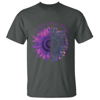 Autoimmune Disease Awereness T Shirt I Am The Storm Purple Ribbon