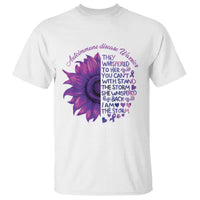 Autoimmune Disease Awereness T Shirt I Am The Storm Purple Ribbon