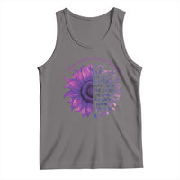 Autoimmune Disease Awereness Tank Top I Am The Storm Purple Ribbon