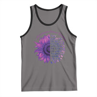Autoimmune Disease Awereness Tank Top I Am The Storm Purple Ribbon