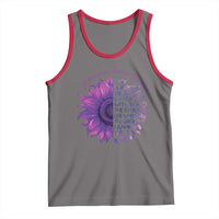 Autoimmune Disease Awereness Tank Top I Am The Storm Purple Ribbon