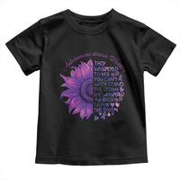 Autoimmune Disease Awereness Toddler T Shirt I Am The Storm Purple Ribbon