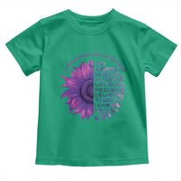 Autoimmune Disease Awereness Toddler T Shirt I Am The Storm Purple Ribbon