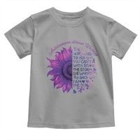 Autoimmune Disease Awereness Toddler T Shirt I Am The Storm Purple Ribbon