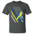 World Down Syndrome Day T Shirt Blue Yellow Ribbon American Flag T21 321