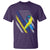 World Down Syndrome Day T Shirt Blue Yellow Ribbon American Flag T21 321