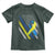World Down Syndrome Day Toddler T Shirt Blue Yellow Ribbon American Flag T21 321