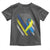 World Down Syndrome Day Toddler T Shirt Blue Yellow Ribbon American Flag T21 321