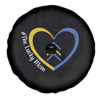 Down Syndrome Mom Spare Tire Cover Love Heart Three Arrows Lucky Mama T21 321