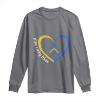Down Syndrome Mom Long Sleeve Shirt Love Heart Three Arrows Lucky Mama T21 321