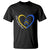 Down Syndrome Mom T Shirt Love Heart Three Arrows Lucky Mama T21 321