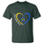 Down Syndrome Mom T Shirt Love Heart Three Arrows Lucky Mama T21 321
